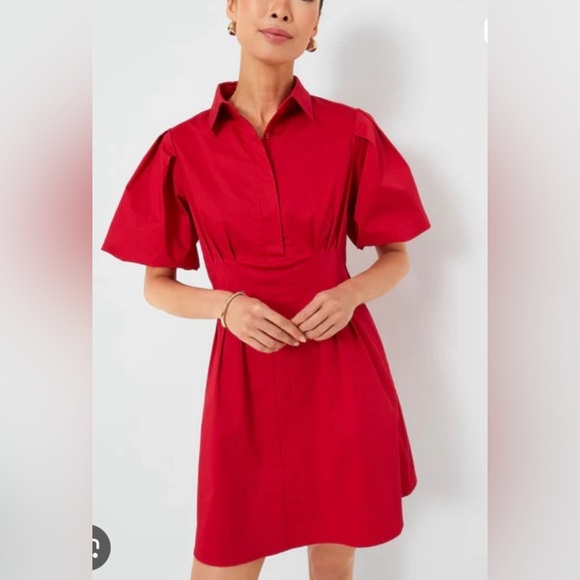 Tuckernuck Dresses & Skirts - New!! 🌺 TUCKERNUCK Red Mini Delaney Dress S NWT